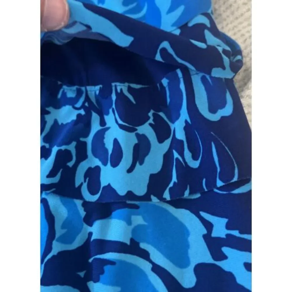 Jones New‎ York Womens Poly/spandex Printed Dress Blue Size 10